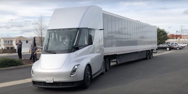 Tesla Semi trucks, Powerpacks, and solar to be used in new near zero